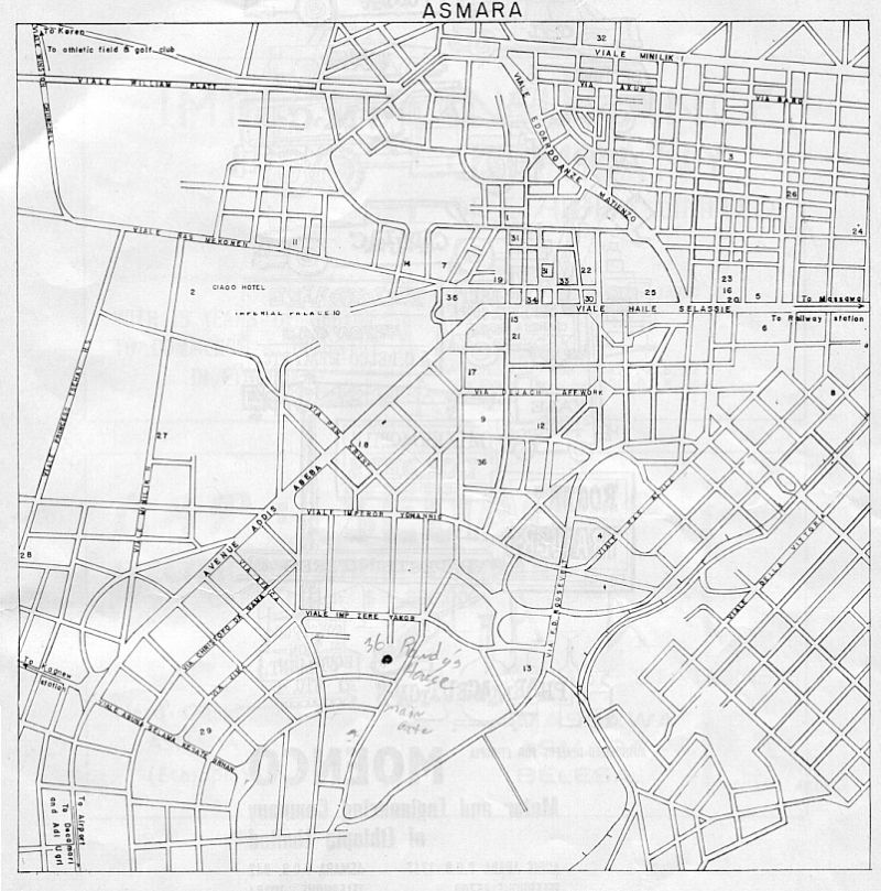 Kagnew Station Asmara Map