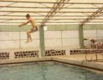 Rick Fortney flipping out at the pool